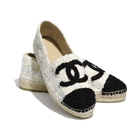 chanel canvas platform espadrille|chanel tweed espadrilles.